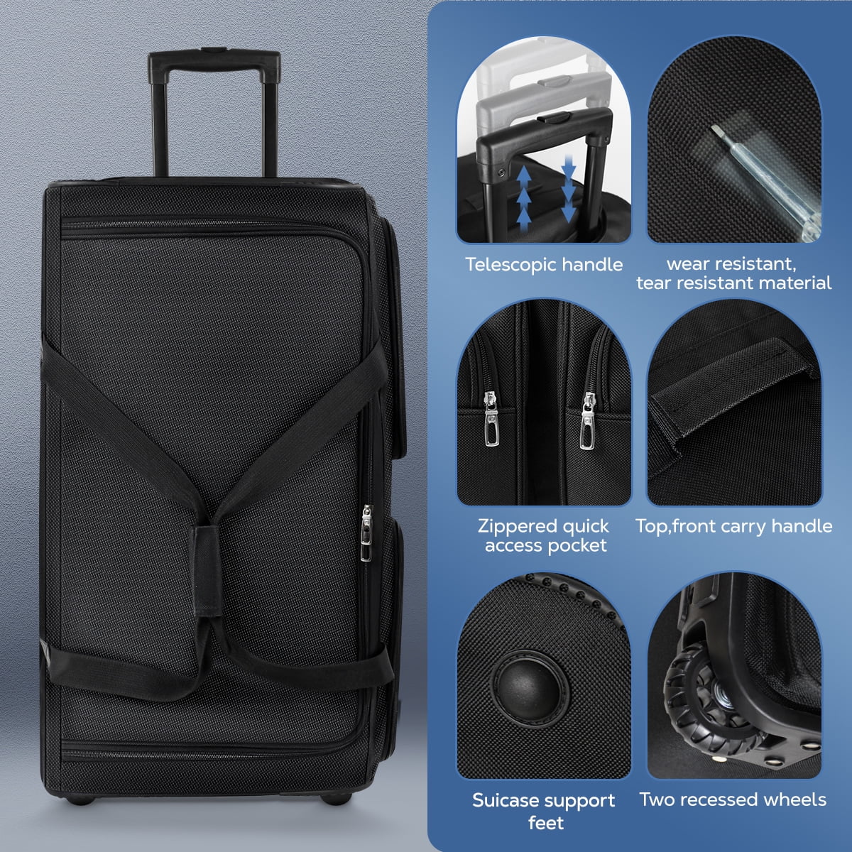 DUFFEL BAG CARRY-ON - EXTRA LARGE - ADULTS